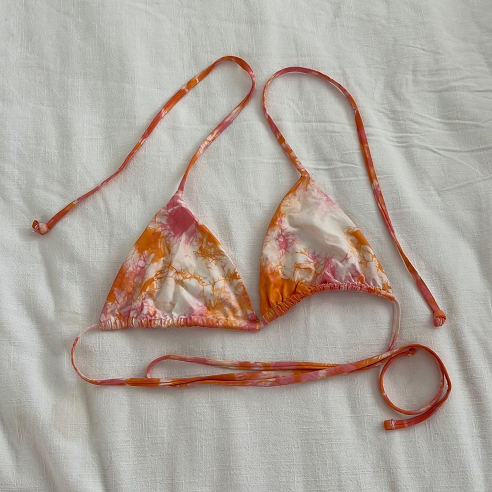 Frankies Bikini Tie Dye Bikini Top